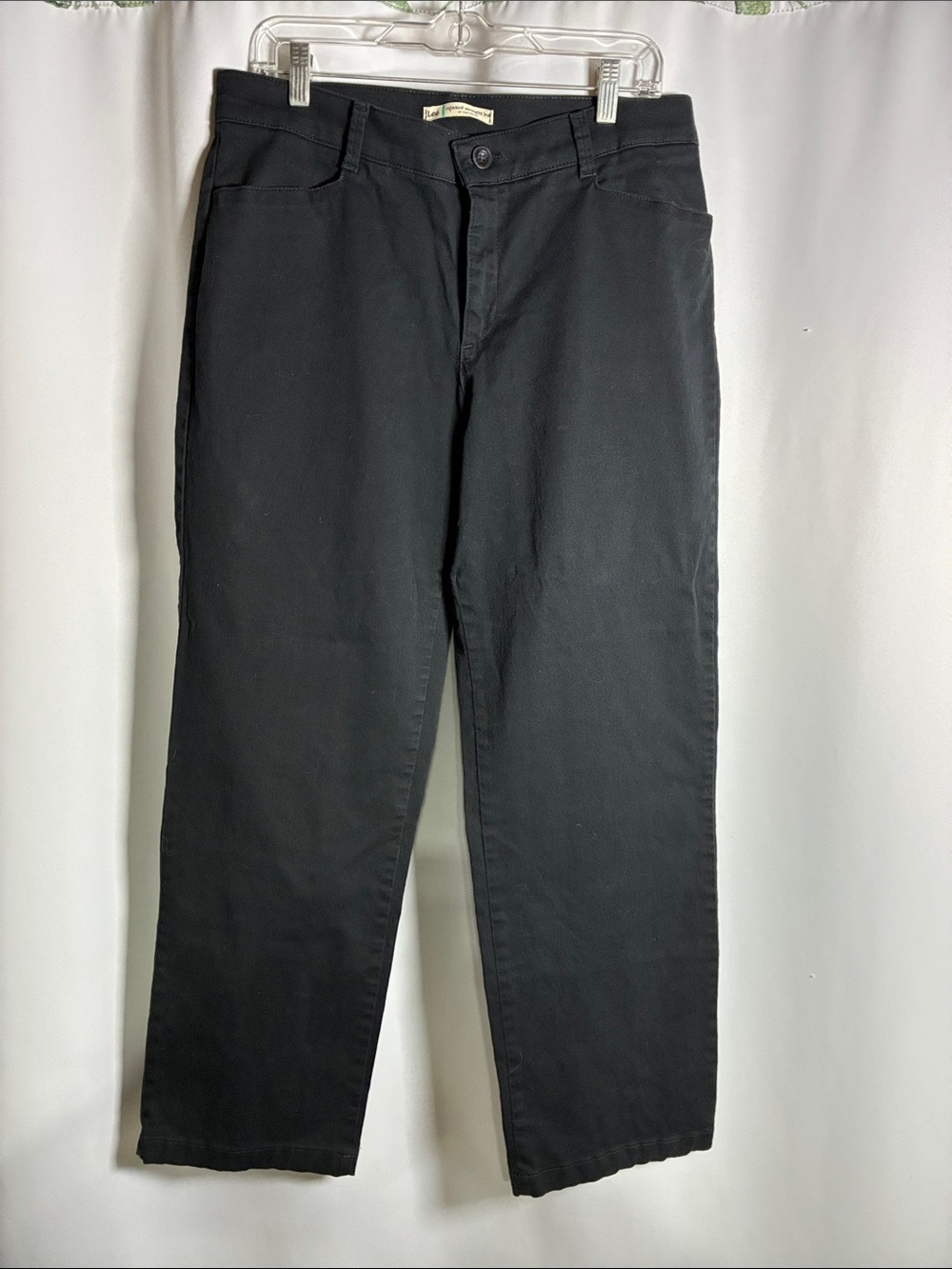 Lee Men's Black Straight Chino Pants